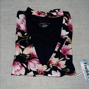 Harley Black Lotus Crop Top